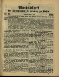 Amtsblatt der Königlichen Regierung zu Posen. 1899.05.09 Nro.19