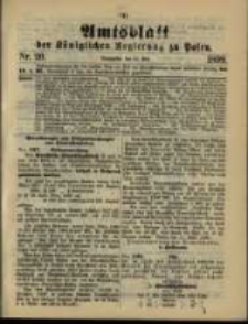 Amtsblatt der Königlichen Regierung zu Posen. 1899.05.16 Nro.20