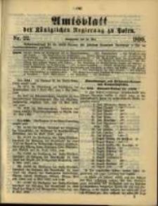 Amtsblatt der Königlichen Regierung zu Posen. 1899.05.30 Nro.22