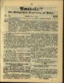 Amtsblatt der K&ouml;niglichen Regierung zu Posen. 1899.06.13 Nro.24