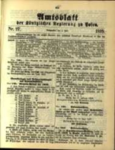 Amtsblatt der Königlichen Regierung zu Posen. 1899.07.04 Nro.27