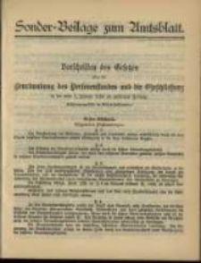 Sonder - Beilage zum Amtsblatt