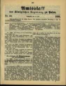 Amtsblatt der Königlichen Regierung zu Posen. 1899.07.18 Nro.29