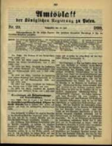 Amtsblatt der Königlichen Regierung zu Posen. 1899.07.18 Nro.29