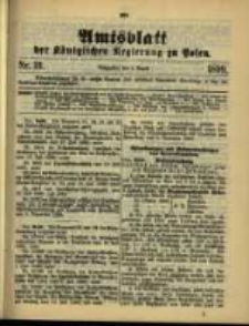 Amtsblatt der Königlichen Regierung zu Posen. 1899.08.01 Nro.31