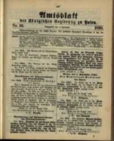 Amtsblatt der Königlichen Regierung zu Posen. 1899.09.05 Nro.36