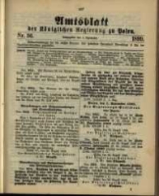 Amtsblatt der Königlichen Regierung zu Posen. 1899.09.05 Nro.36