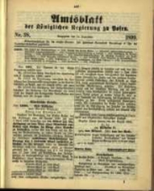 Amtsblatt der Königlichen Regierung zu Posen. 1899.09.19 Nro.38