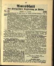 Amtsblatt der Königlichen Regierung zu Posen. 1899.12.05 Nro.49