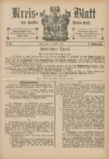 Kreis-Blatt des Kreises Posen-West 1893.08.03 Jg.5 Nr31