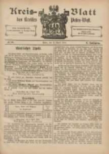 Kreis-Blatt des Kreises Posen-West 1894.04.12 Jg.6 Nr15