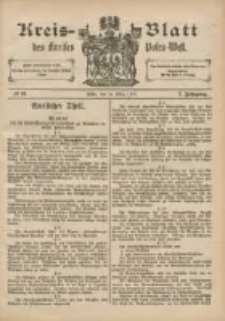 Kreis-Blatt des Kreises Posen-West 1895.03.14 Jg.7 Nr11