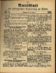 Amtsblatt der Königlichen Regierung zu Posen. 1891.01.13 Nro.2