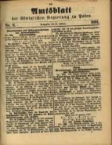 Amtsblatt der Königlichen Regierung zu Posen. 1891.02.24 Nro.8