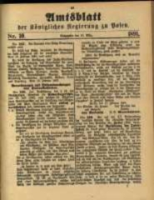 Amtsblatt der Königlichen Regierung zu Posen. 1891.03.10 Nro.10