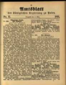 Amtsblatt der Königlichen Regierung zu Posen. 1891.03.17 Nro.11