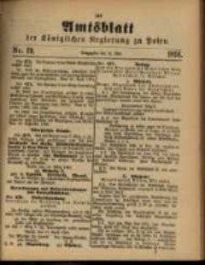 Amtsblatt der Königlichen Regierung zu Posen. 1891.05.12 Nro.19