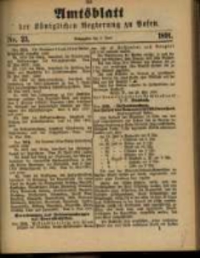 Amtsblatt der Königlichen Regierung zu Posen. 1891.06.09 Nro.23