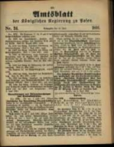 Amtsblatt der Königlichen Regierung zu Posen. 1891.06.16 Nro.24