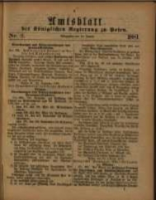 Amtsblatt der Königlichen Regierung zu Posen. 1881.01.11 Nro.2