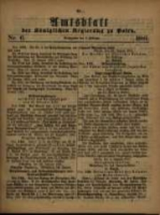 Amtsblatt der Königlichen Regierung zu Posen. 1881.02.08 Nro.6