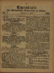 Amtsblatt der Königlichen Regierung zu Posen. 1881.02.15 Nro.7