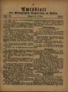 Amtsblatt der Königlichen Regierung zu Posen. 1881.03.15 Nro.11