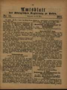 Amtsblatt der Königlichen Regierung zu Posen. 1881.03.22 Nro.12