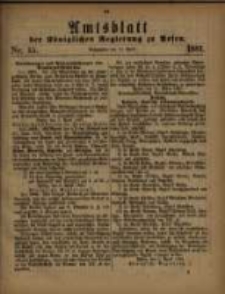 Amtsblatt der Königlichen Regierung zu Posen. 1881.04.12 Nro.15
