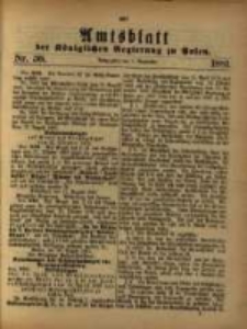 Amtsblatt der Königlichen Regierung zu Posen. 1881.06.09 Nro.36
