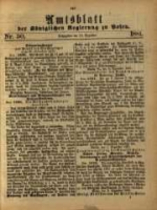 Amtsblatt der Königlichen Regierung zu Posen. 1881.12.13 Nro.50