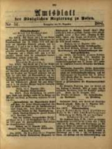 Amtsblatt der Königlichen Regierung zu Posen. 1881.12.20 Nro.51