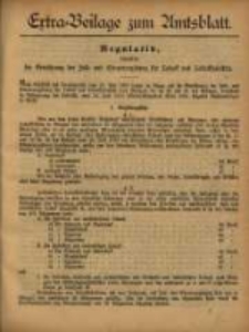 Extra=Beilage zum Amtsblatt