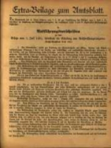 Extra=Beilage zum Amtsblatt