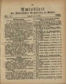 Amtsblatt der Königlichen Regierung zu Posen. 1882.05.30 Nro.22