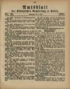 Amtsblatt der Königlichen Regierung zu Posen. 1882.06.06 Nro.23