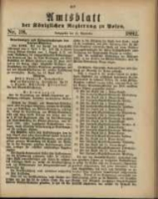 Amtsblatt der Königlichen Regierung zu Posen. 1882.09.19 Nro.38