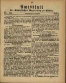 Amtsblatt der Königlichen Regierung zu Posen. 1882.12.12 Nro. 50