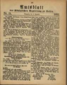 Amtsblatt der Königlichen Regierung zu Posen. 1882.12.19 Nro.51