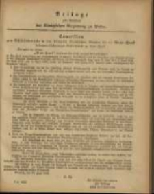 Beilage zum Amtsblattder Königlichen Regierung zu Posen