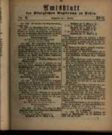 Amtsblatt der Königlichen Regierung zu Posen. 1882.02.07 Nro.6