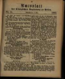 Amtsblatt der Königlichen Regierung zu Posen. 1882.03.14 Nro.11