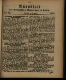 Amtsblatt der Königlichen Regierung zu Posen. 1882.03.21 Nro.12