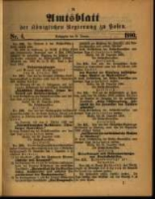 Amtsblatt der Königlichen Regierung zu Posen. 1890.01.28 Nro.4