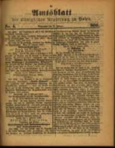 Amtsblatt der Königlichen Regierung zu Posen. 1890.02.11 Nro.6
