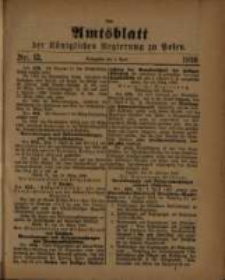 Amtsblatt der Königlichen Regierung zu Posen. 1890.04.01 Nro.13