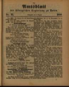 Amtsblatt der Königlichen Regierung zu Posen. 1890.08.12 Nro.32