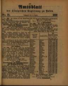 Amtsblatt der Königlichen Regierung zu Posen. 1890.08.19 Nro.33