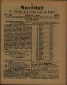 Amtsblatt der Königlichen Regierung zu Posen. 1890.09.02 Nro.35