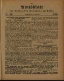 Amtsblatt der Königlichen Regierung zu Posen. 1890.09.09 Nro.36